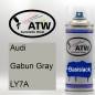 Preview: Audi, Gabun Gray, LY7A: 400ml Sprühdose, von ATW Autoteile West.